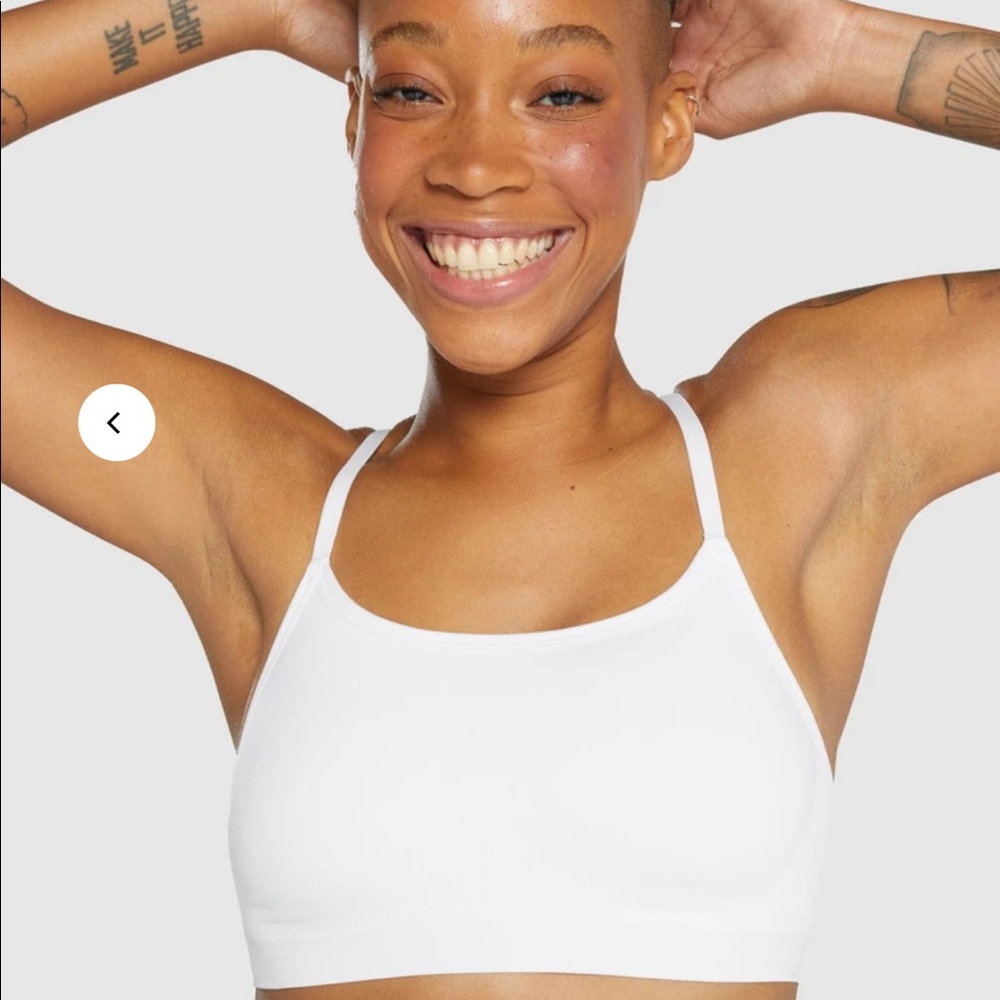 GYMSHARK seamless high neck bralette